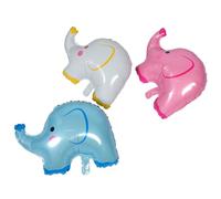 Abaodam 15pcs Aluminum Balloon Decorations Aluminum Foil Balloon Birthday Elephant Animals Theme Birthday Party Supplies Animal Party Decorations