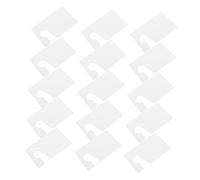 Abaodam 15pcs Blank Parking Permit Hang Tags Weatherproof DIY Rearview Mirror Holder for Temporary Vehicle Parking Office Maintenance Use