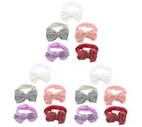 Abaodam 15pcs Bow Headbands Soft Nylon Hair Accessories for Newborns Unisex Elastic Hairbands for Indoor and Outdoor Use Lightweight and Breathable Design