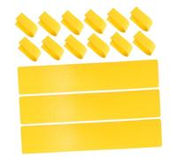 Abaodam 15pcs Court Lines Marker for Tennis Volleyball Basketball Badminton Weather Resistant Easy Installation Boundary Markers for Accurate Sports Training and Precise Court Marking