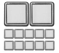 Abaodam 15pcs DIY Blank Square Ink Pads 3x3cm for Handprint, Fingerprint, and Scrapbooking Crafts with Non-Toxic Ink, Office and School Stamp Pad Set