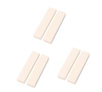 Abaodam 15pcs Diy Hard Buffalo Bone Blank Saddle Nut for Acoustic Guitar Bone Guitar Nut Accessory Real Material