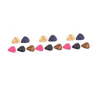 Abaodam 15pcs Guitar Picks Ukulele Plectrums Folk Guitar Pick for Practice Random Color