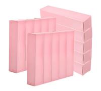 Abaodam 15pcs Lipstick Boxes Lip Gloss Packaging Box Paper Material Easy to Assemble Close Securely Pink Colour Cosmetic Storage for Lip Balms
