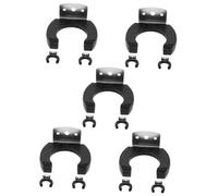 Abaodam 15pcs Microphone Hanger Hook Wall Mount No Wire Ktv Microphone Storage Rack Holder for Home Studio Live Performance