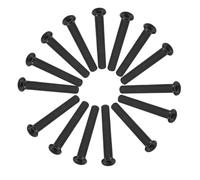 Abaodam 15pcs Nylon Badminton Grommets Set Mini String Protectors for Racket Repair Versatile Accessories for Tennis and Badminton Rackets Reliable String Protection Tool