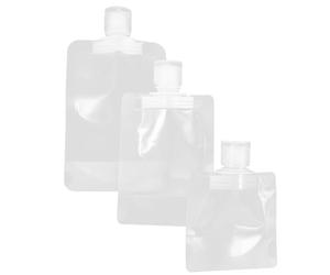 Abaodam 15pcs Portable Travel Bag Squeeze Pouch Makeup Packing Bags for Shower Shower Pouch Empty Cosmetics Squeeze Refillable Makeup for Travel Cosmetics and See through Toiletry