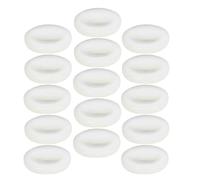 Abaodam 15Pcs White Shell Trumpet Valve Button Set, Finger Valve Replacement Caps for Musical Instrument Accessories, Compatible with Most Standard Trumpet Models, Brass Band Use