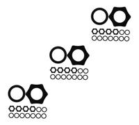 Abaodam 15sets Microphone Ring Accessory Lavalier Mic Handles Replacement for Wireless Microphone