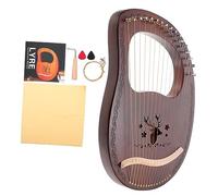 Abaodam 16-tone Wooden Harp Instrument Ancient Style Lyre Harp for Adults Safe Rounded Edges Melodious Sounds Friends Boys and Girls