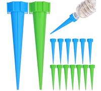 Abaodam 16pcs Automatic Drip Irrigation Kits for Indoor Outdoor Potted Plants Self-watering System with Plastic Spikes Efficient Water Management and DIY Fertilization Vacation Plant Care