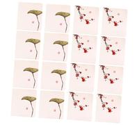 Abaodam 16pcs Chinese Style Birthday Greeting Cards Mixed Designs DIY Thank You Cards Thanksgiving Christmas Holiday for Family and Friends Random Style