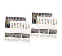 Abaodam 16pcs Guitar Fretboard Sticker Note Decals for Beginners Fret Guide Label Reminding Sticker for Guitar Practice