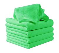 Abaodam 16pcs Microfiber Nursing and Baby Feeding Towels, 25x25cm Square Kerchiefs, Highly Absorbent Nanotechnology Fabric for Travel and Face Care, Green Purple Set