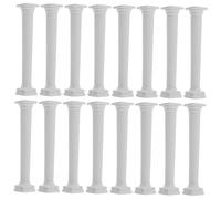 Abaodam 16pcs Mini Roman Column Statues Elegant Pillars for Dollhouse Landscapes Design for Tabletop Decor Wedding Decoration and Creative Crafting