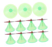 Abaodam 16pcs Mini Wing-shaped Magnetic Needles with Base for Physics Teaching Small Magnetic Needle for Electromagnetic Field Demonstration and Magnetization Simulation in Random Color