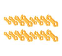 Abaodam 16pcs Plastic Splay Leg Brace for Young Birds with 3.5mm to 6mm Hoops, Providing Safe and Gentle Support, Versatile Size Selection for Avian Rehab and Bird Care