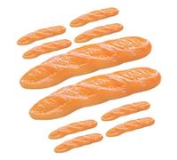 Abaodam 16Pcs Realistic Simulation Baguette Model Artificial Bread Decor for Photography DIY Dollhouse Decoration and Bakery Display Props