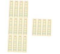 Abaodam 16pcs Removable Violin Stickers Easy Use Scale Note Decals for Beginners Fretboard Labels for Violin Practice for Learning Positions