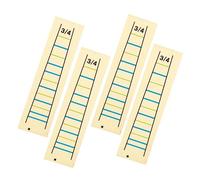 Abaodam 16pcs Violin Practice Stickers for Beginners Removable Fretboard Markers Transparent Decals for Easy Violin Scale Learning Compact and Lightweight