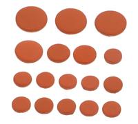 Abaodam 17pcs Clarinet Leather Pad Thumb Rest Pad for Clarinet Complete Repair Kit for Woodwind Instrument Accessories