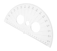 Abaodam 180 Degrees Math Protractor Half Circle Protractor with Smooth Surface Lightweight Design for Easy Use at Home and Work for Teachers and Designers