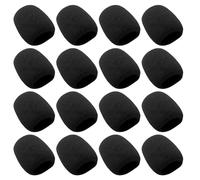 Abaodam 18pcs Eva Microphone Protector Pop Filter Noise Cancellation Sleeve for Wireless Handheld Mics for Studio Recording and Singing