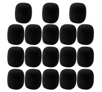 Abaodam 18pcs Eva Microphone Protector Pop Filter Windscreen Cover for Handheld Wireless Mic Noise Cancellation Singing Recording