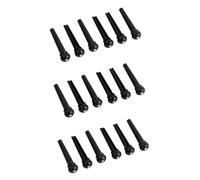 Abaodam 18pcs Guitar Bridge Pin String Studs Pom Guitar Accessories for Electric Steel Replacement