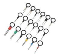 Abaodam 18pcs Wire Crimping Tool and Pin Extractor Kit for Car Electrical Connector Terminals, Portable Lightweight Stainless Steel and Plastic Set for Automotive Repair and Electronic