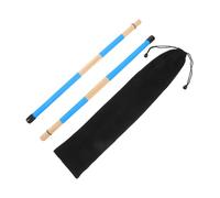 Abaodam 1pair Bamboo Jazz Drum Rods Bundle Wooden Brushes for Folk Music Band Rehearsals Compact Design for Easy Handling for Beginners Professionals Durable Percussion Equipment