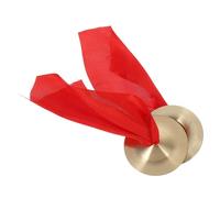 Abaodam 1pair Finger Cymbals for Dancing Elegant Percussion Instrument Sturdy Musical Props for Boys and Girls and Parties Comfortable Fit for Natural Movement