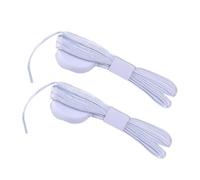 Abaodam 1Pair LED Flashing Shoelaces White LED Lights for Party Cycling Dancing Hiking Running Modes Suitable for Shoe Types