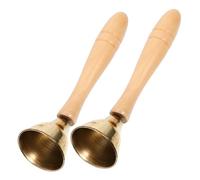 Abaodam 1Pair Musical Bell Educational Percussion Instruments for Early Learning Safe Design for Play Enhance Musical Talent and Intellectual Development