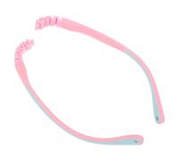 Abaodam 1pair Silicone Eyeglass Temple Tips Replacement Soft Non-slip Arms for Optical Frame Repair Stylish Pink and Purple Accessories for DIY Glasses