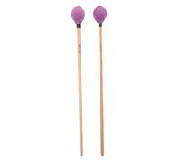 Abaodam 1pair Wooden Marimba Drumsticks Comfortable Grip for Percussion Instruments for Tongue Drum and Other Musical