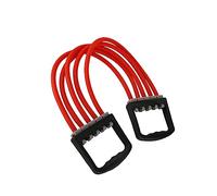 Abaodam 1PC Adjustable Dual Purpose Chest Expander Portable Spring Exerciser for Men Lightweight Arm Training Equipment with Ergonomic Grip for Home Workouts and Strength Random Color