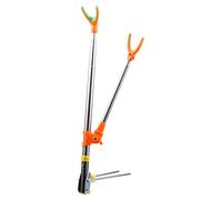 Abaodam 1Pc Adjustable Stainless Steel Fishing Rod Rack Stand Durable Fish Pole Holder for Lake Fishing Easy to Store and Transport for Anglers