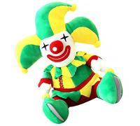 Abaodam 1pc Adorable Clown Plush Doll Decorative Clown Doll for Home Soft Plush for Halloween Funny Table Ornament for Bedroom Living Room for Friends Family