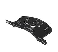 Abaodam 1pc Black Violin Bridge Tool Template for Accurate String Height and Chord Distance Measurement Multi-functional Accessory for Violinists