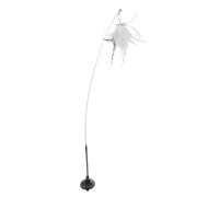 Abaodam 1Pc Cat Teaser Stick with Suction Pet for Kittens Long Rod Design Engaging Exercise Tool to Alleviate Biting Habits for Indoor Play