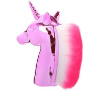 Abaodam 1pc Fantasy Shape Design Makeup Brush Cosmetics Powder Blush Brush Comfortable Grip Long Time Use Plastic Artificial Fiber for Women Ladies Professional Use with Plastic Handle