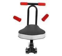 Abaodam 1PC Front Mounted Foldable Bike Seat Chair Adjustable Front Loading Saddle for Comfortable Durable for Family Trips Black