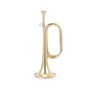 Abaodam 1pc Golden Beginner Trumpet Musical Instrument for Boy Girl Material Creative Design for Early Learning and Stage Performance