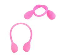 Abaodam 1pc Grip Tension Bar Yoga Equipment Band Yoga Supplies Strengthener Flex Exercise Resistance Gymnastic Vital Stretch Hand Resistant Expander Elastic Fitness Exercises Workout Pink