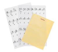 Abaodam 1pc Introductory Piano Decal Storage Bag Key Piano Keyboard Sticker for Beginners Design Easy to Use for Learning Music Notes
