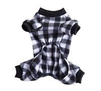 Abaodam 1PC Lattice Dog Pajama for Winter Comfortable Pet Apparel Soft and Adorable Design Great for Home Wear and Special Occasions Reusable and Skin Friendly