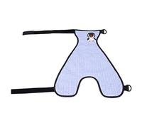 Abaodam 1Pc Lightweight Pet Belly Cover for Dogs Adjustable Chequer Pattern Bib Sky Blue Xxl for Keeping Pets Dry and Comfortable