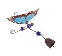 Abaodam 1Pc Luminous Butterfly Wind Chime Decorative Hanging Bell for Patio and Balcony Delicate Design for Pleasant Sounds and Lasting Use