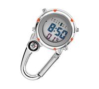 Abaodam 1pc Mini Carabiner Quartz Watch for Climbing Durable Scratch Resistant Outdoor Timepiece with Luminous Face for Paramedics and Outdoor Activities